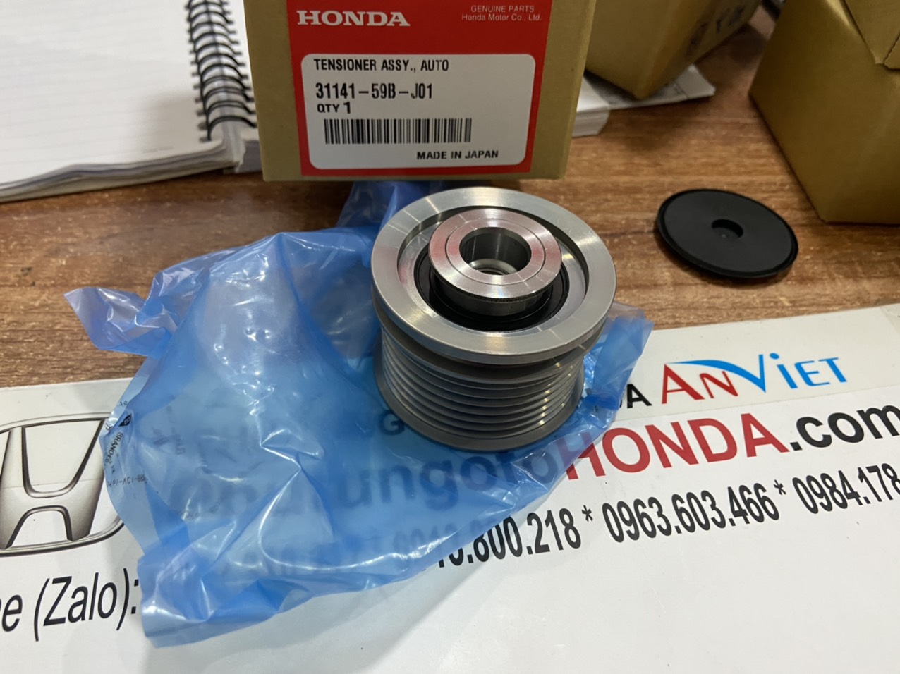 Puly đầu máy phát xe Honda CRV
